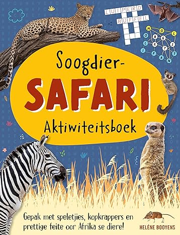 Soogdier-Safari Aktiwiteitsboek (Afrikaans Edition) (2024) by Helene Booysens